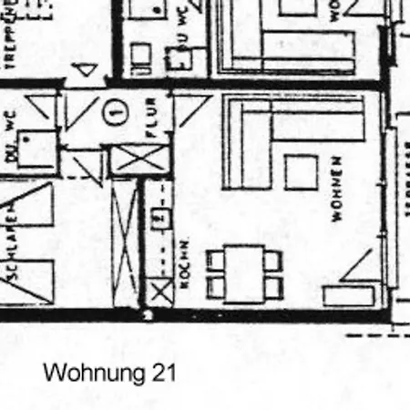 Apartament Waldstrasse 19a, Whg 21, Feriendomizil Am Suedstrand *